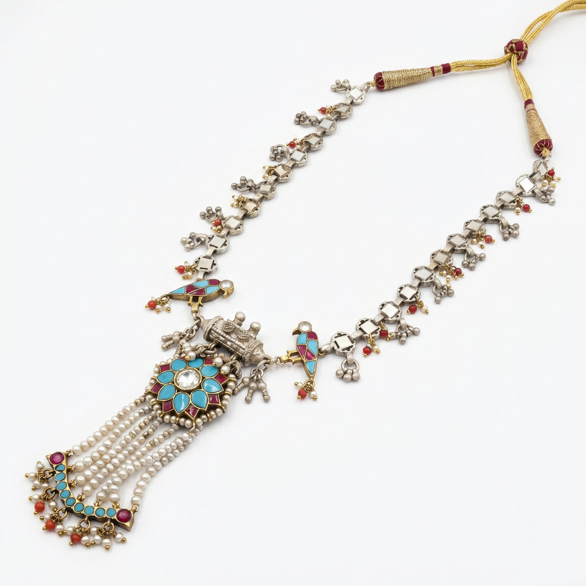 Mayura Pearl Tassel Necklace