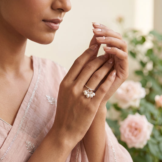 Mrinal Pearl Ring