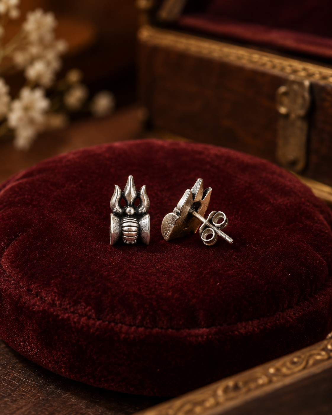 Rudra Trishul Earrings