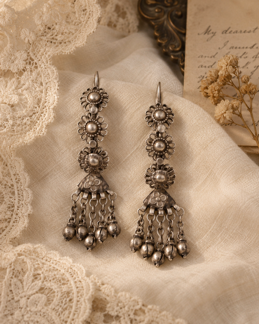 Tarini floral earrings