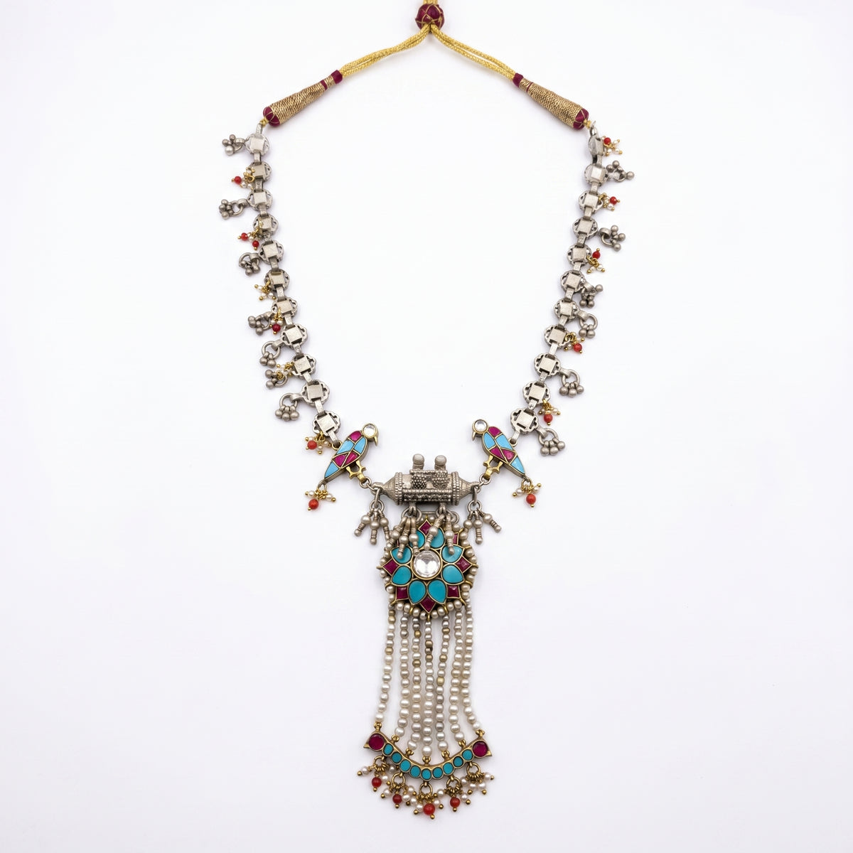 Mayura Pearl Tassel Necklace