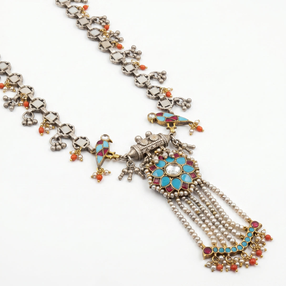 Mayura Pearl Tassel Necklace