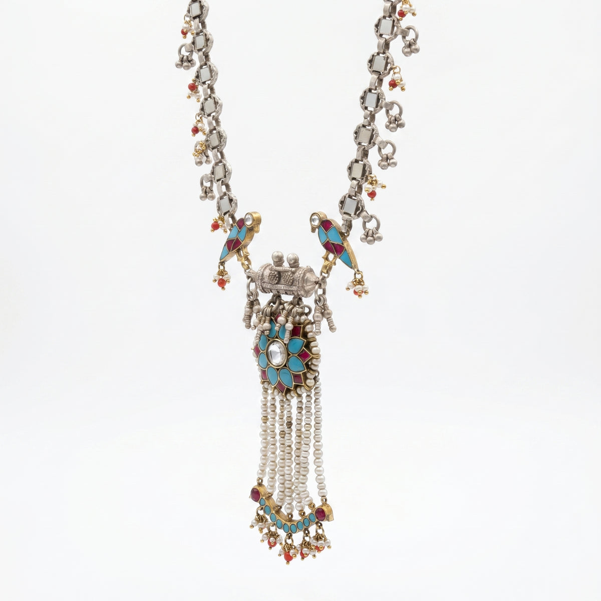 Mayura Pearl Tassel Necklace