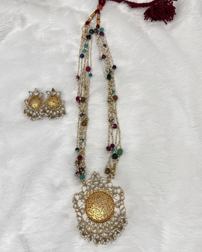 Maharani pearl necklace set