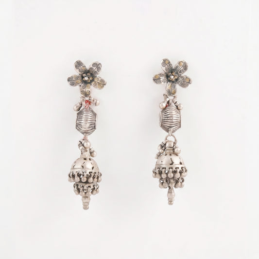 Ruhani Floral Long Jhumka