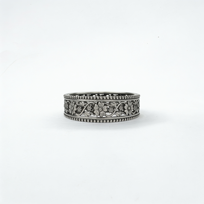 Veda slim floral bangle