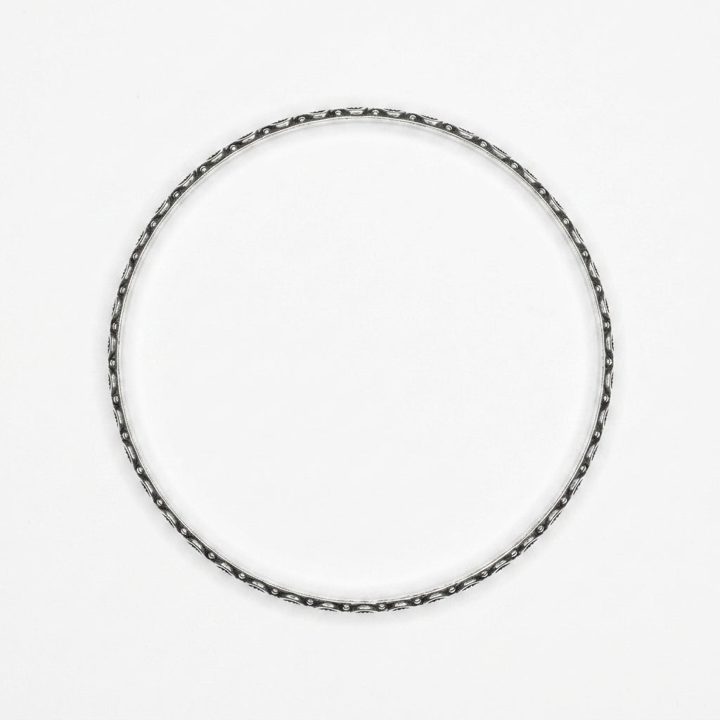 Oxidised Silver Bangles - Set of 12