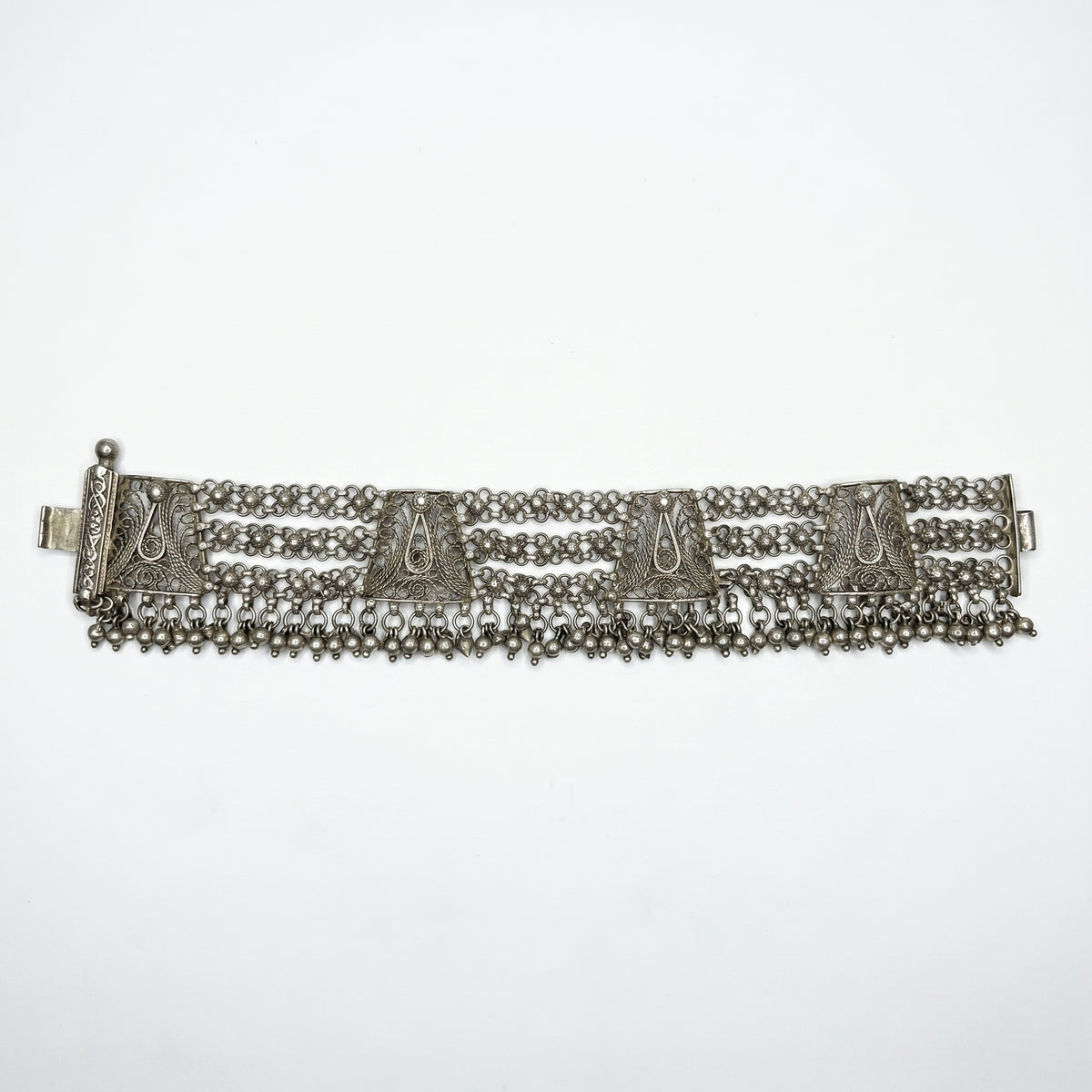Ghungroo Oxidised Silver Anklets (Pair)
