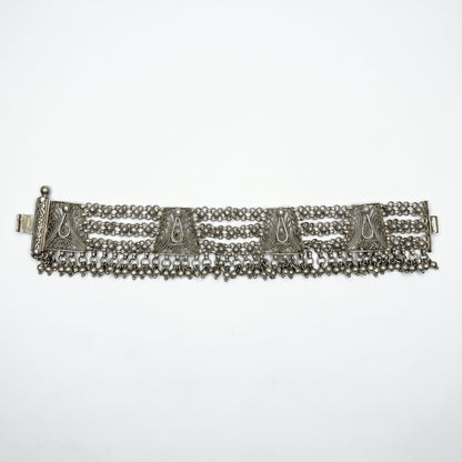 Ghungroo Oxidised Silver Anklets (Pair)