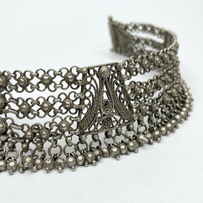 Ghungroo Oxidised Silver Anklets (Pair)