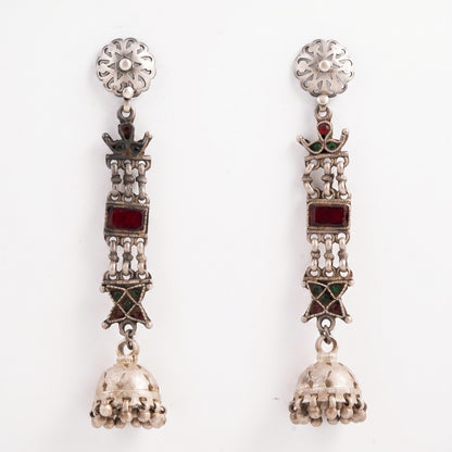Surkh Shringaar long jhumka