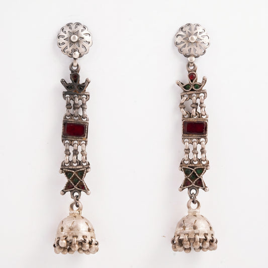 Surkh Shringaar long jhumka