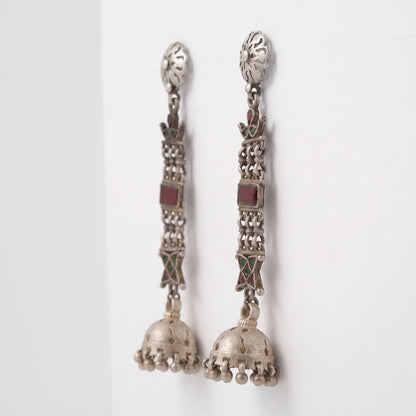 Surkh Shringaar long jhumka