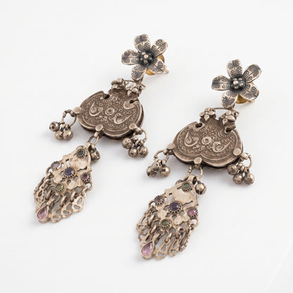 Aabha Floral Tribal Earrings