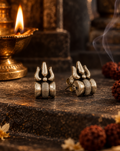 Rudra Trishul Earrings
