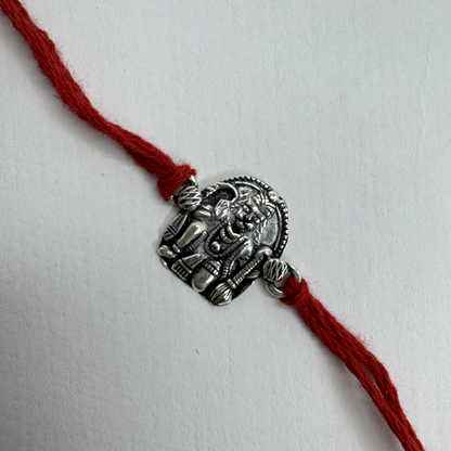 Hanuman Ji Silver Rakhi – Petite