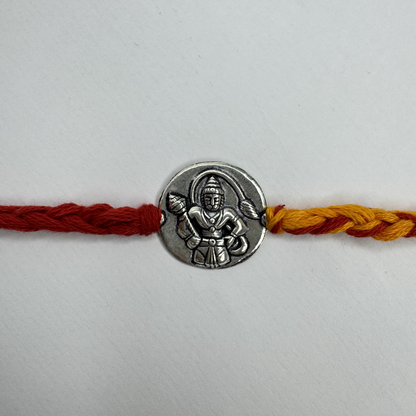 Hanuman Ji Silver Rakhi – Classic
