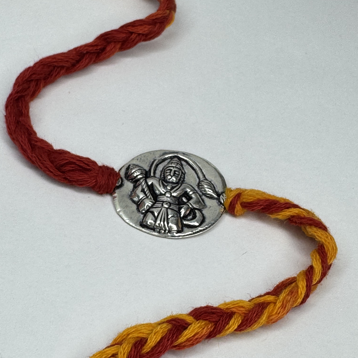 Hanuman Ji Silver Rakhi – Classic