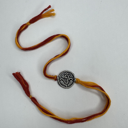Om Silver Rakhi – Classic