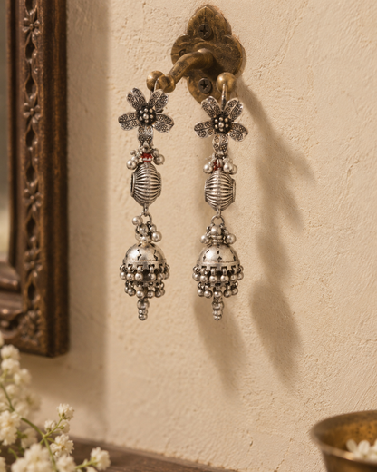Ruhani Floral Long Jhumka