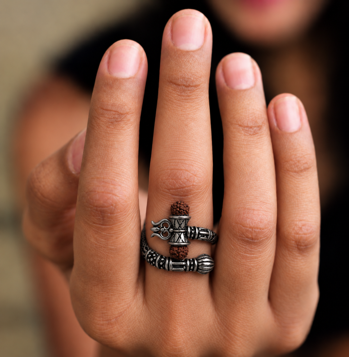 Rudraksha ring