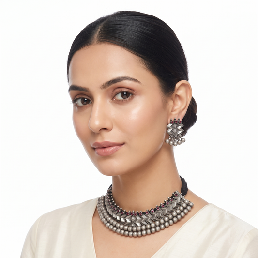 Vaidehi Vajratik Choker Set