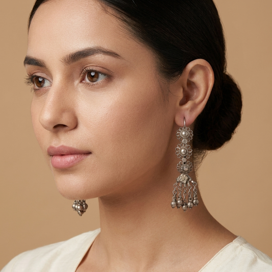 Tarini floral earrings
