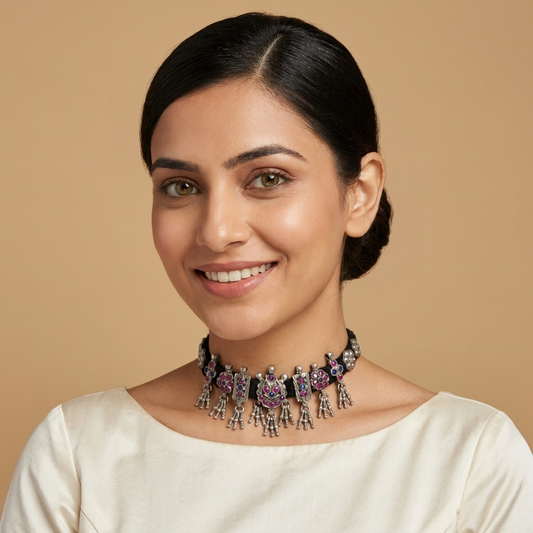 Nupur Tassel Choker