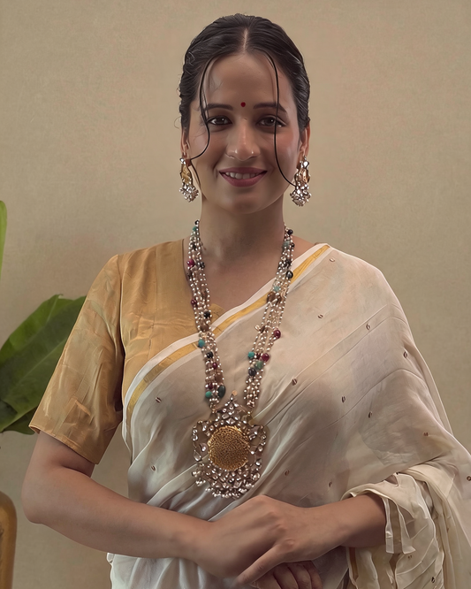 Maharani pearl necklace set